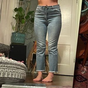 Amuse Society • Cropped Kick Flare Jean